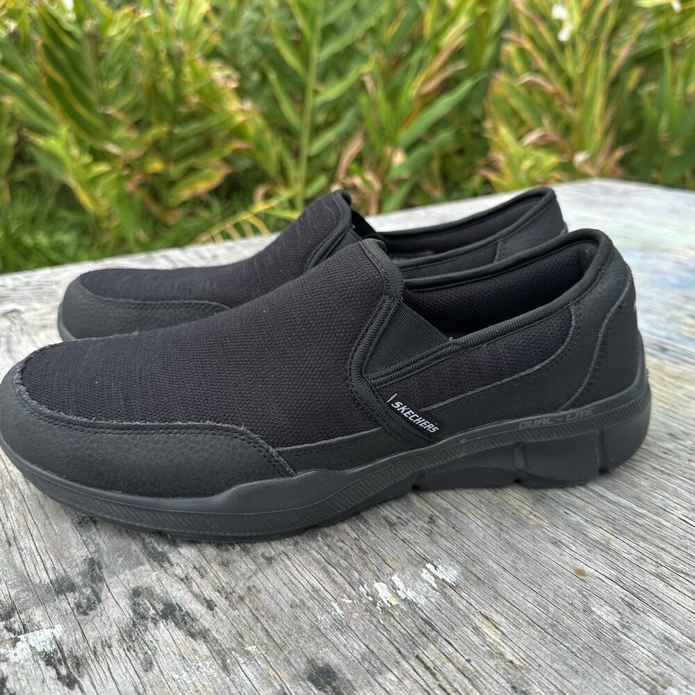 Skechers Equalizer Persistent Men’s 9 Black Shoes Sneakers 51361EW 340